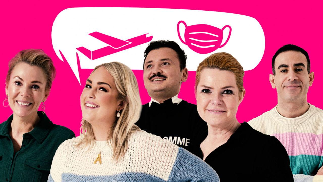 Dig, mig og corona backdrop