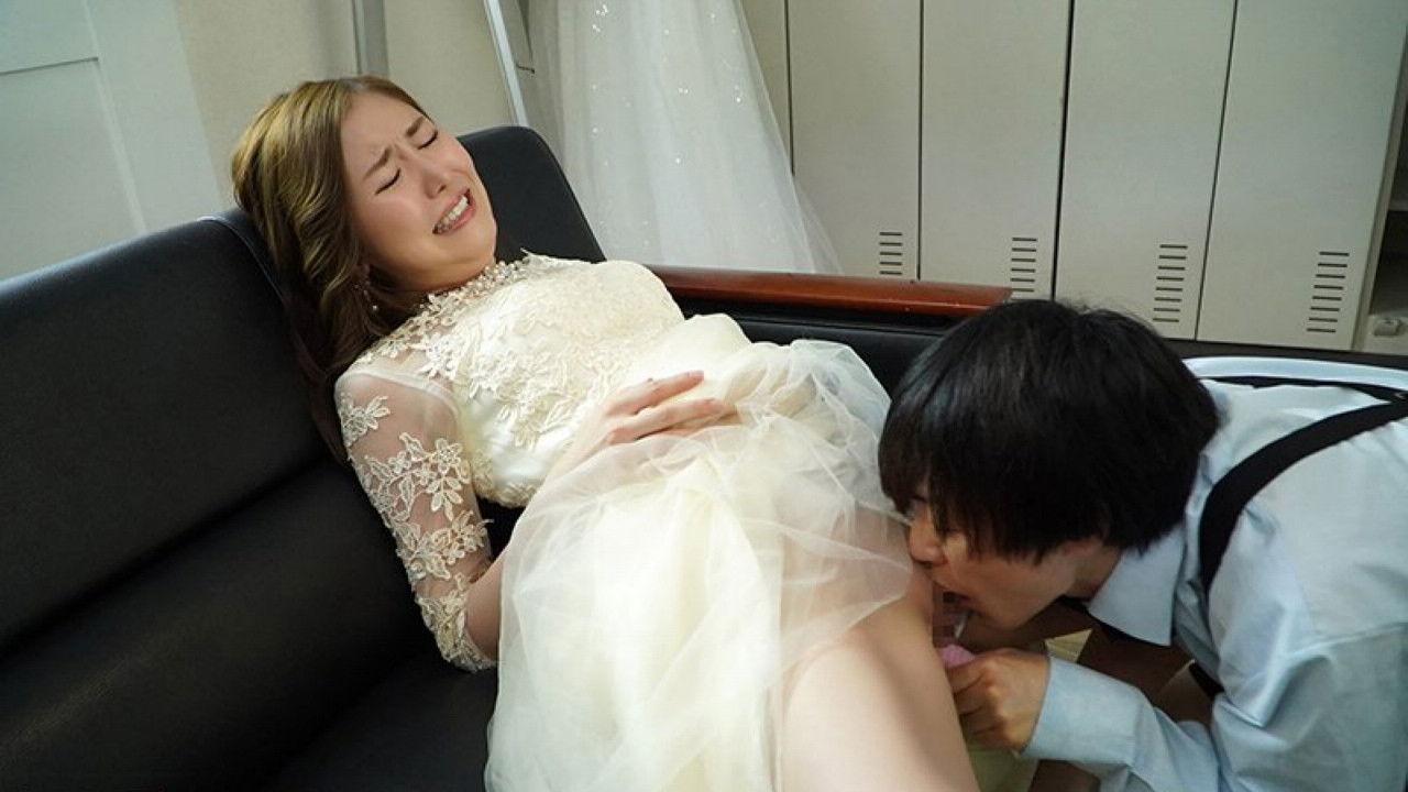 During The Wedding, While Her Family Was There Beside Her, This Cunt Crack Loving Shotacon Sneaked Underneath Her Skirt And Started Playing With Her Pussy Until The Bride Ended Up Spasming And Pissing Herself While Cumming Nozomi Azuma backdrop
