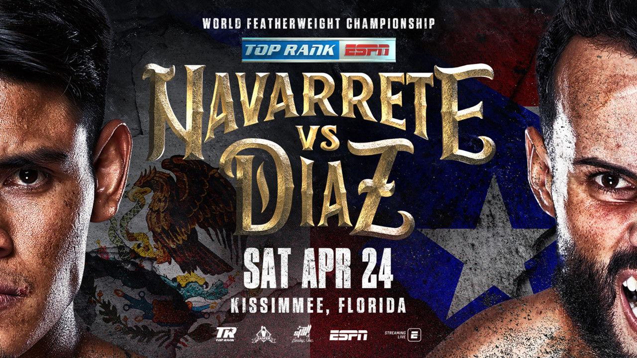 Emanuel Navarrete vs. Christopher Diaz backdrop
