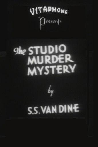 The Studio Murder Mystery film afişi