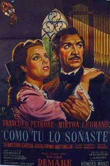 Como tú lo soñaste film afişi