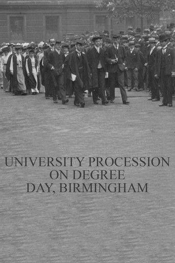 University Procession on Degree Day, Birmingham film afişi