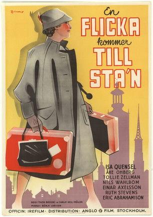 En flicka kommer till sta'n film afişi
