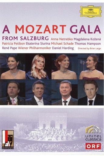 A Mozart Gala from Salzburg film afişi