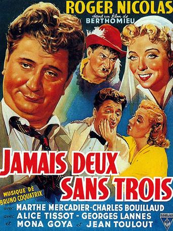 Jamais deux sans trois film afişi
