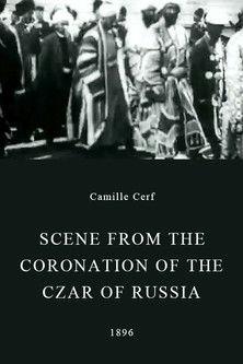 Scene from the Coronation of the Czar of Russia film afişi