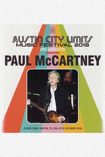 Paul McCartney: Live at Austin City Limits Music Festival, 2018 film afişi