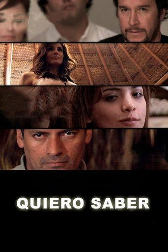 Quiero saber film afişi