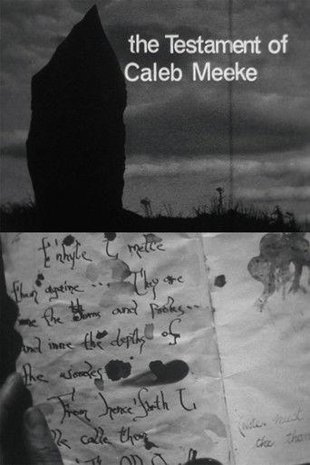 The Testament of Caleb Meeke film afişi