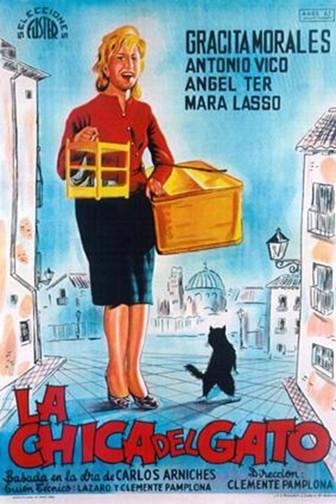 La chica del gato film afişi