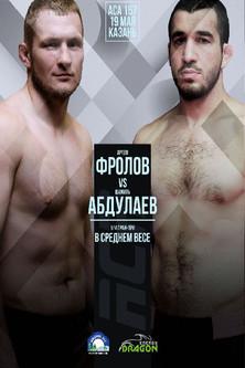 ACA 157: Frolov vs. Abdulaev film afişi