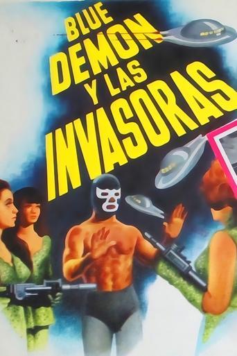 Blue Demon and the Female Invaders film afişi