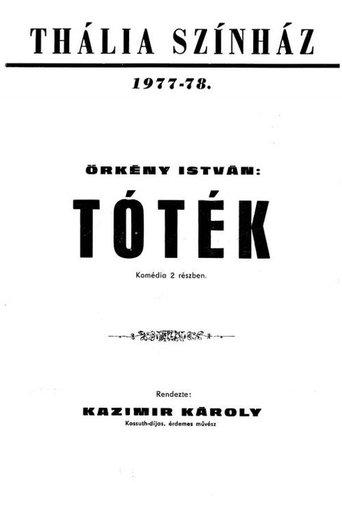 Örkény István: Tóték film afişi