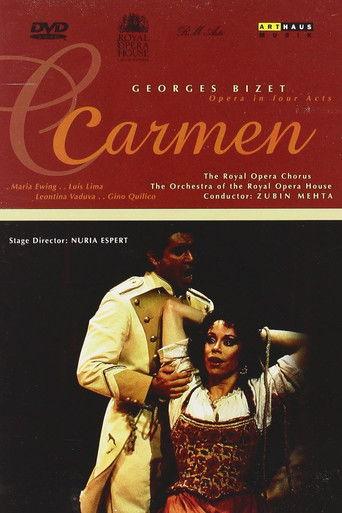 Carmen by Georges Bizet film afişi