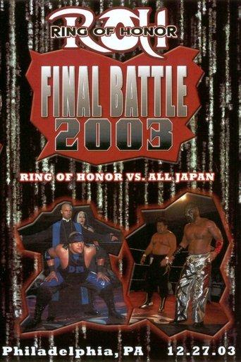 ROH: Final Battle 2003 film afişi