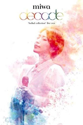 miwa "ballad collection" live 2021～decade～ film afişi