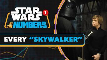 Every Time Skywalker is Said in Star Wars Movies