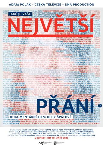 Největší přání film afişi