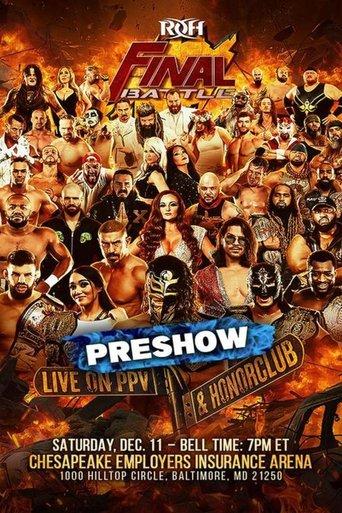 ROH: Final Battle 2021 Preshow film afişi