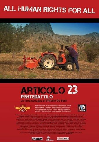 Articolo 23 (Pentedattilo) film afişi