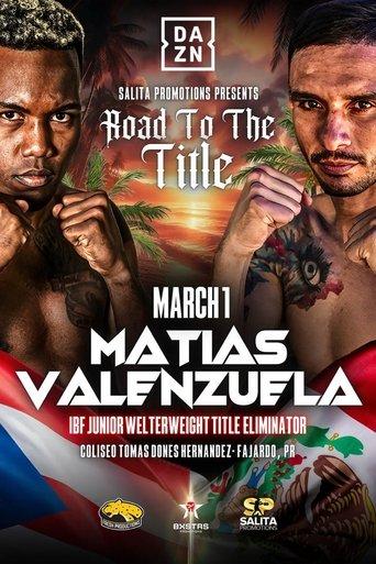Subriel Matias vs. Gabriel Valenzuela film afişi