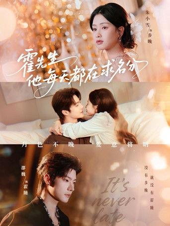 霍先生他每天都在求名分 dizi afişi