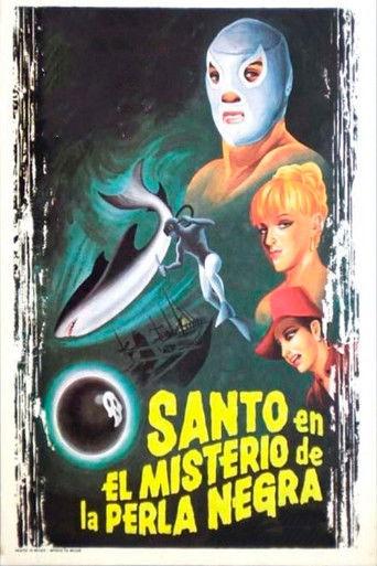 Santo in the Mystery of the Black Pearl film afişi