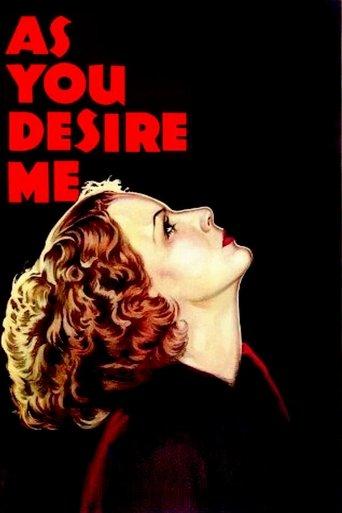 As You Desire Me film afişi