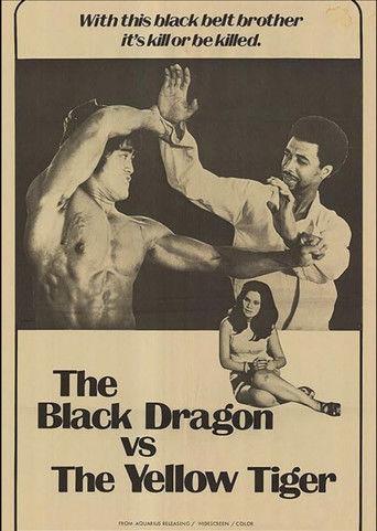 The Black Dragon vs. the Yellow Tiger film afişi