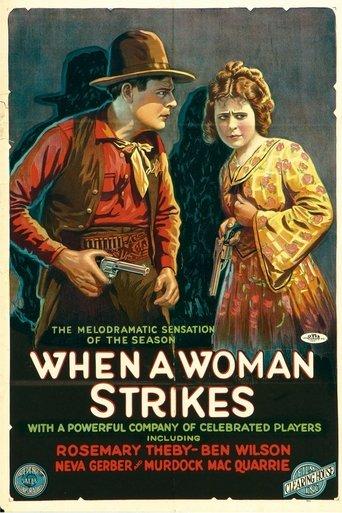 When a Woman Strikes film afişi
