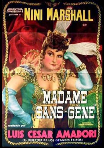 Madame Sans-Gêne film afişi