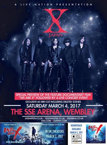 X Japan Live 2017 At The Wembley Arena film afişi