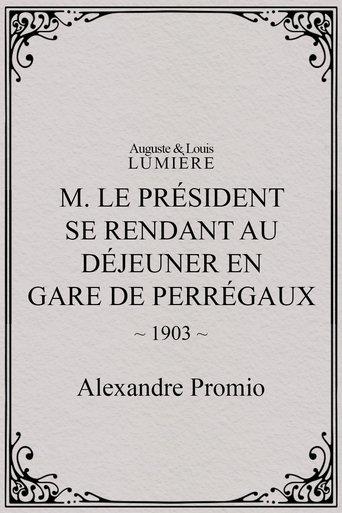 M. le président se rend au déjeuner en gare de Perrégaux film afişi