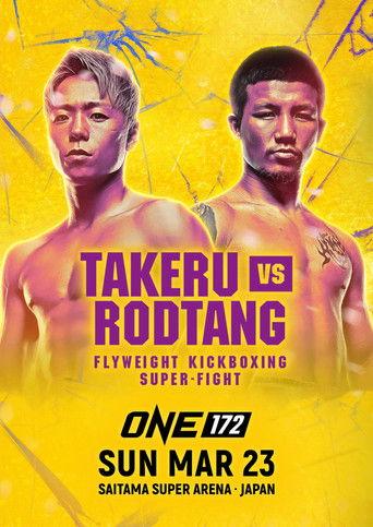 ONE 172: Takeru vs. Rodtang film afişi