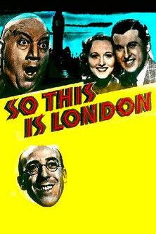 So This Is London film afişi