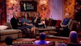 Griff Rhys Jones, Ruth Jones and David Baddiel