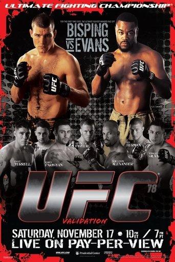 UFC 78: Validation film afişi