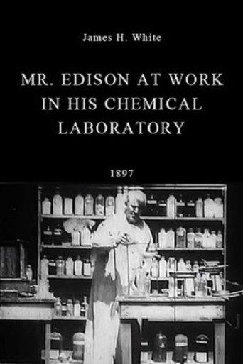 Mr. Edison at Work in His Chemical Laboratory film afişi