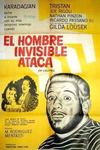El hombre invisible ataca film afişi