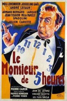 Le Monsieur de 5 heures film afişi