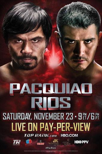 Manny Pacquiao vs. Brandon Ríos film afişi