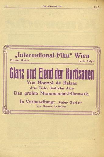 Glanz und Elend der Kurtisanen film afişi