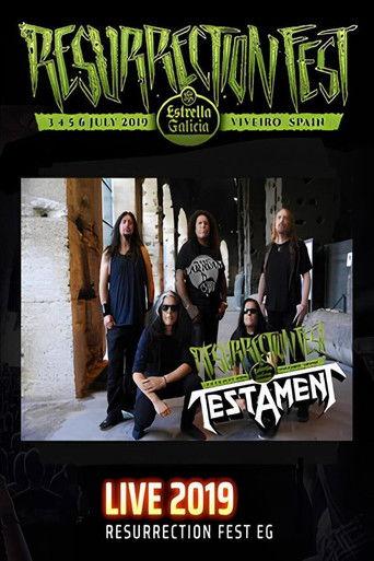 Testament - Live at Resurrection Fest EG 2019 film afişi