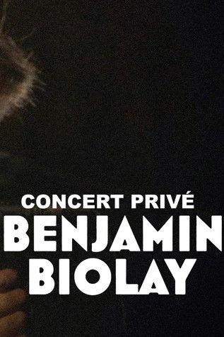 Benjamin Biolay - Concert privé film afişi