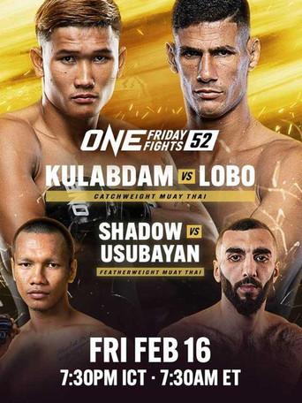 ONE Friday Fights 52: Kulabdam vs. Lobo film afişi