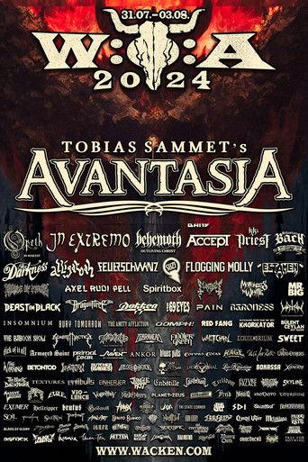 Avantasia Live at Wacken Open Air 2024 film afişi