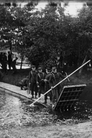 Engineers Building a Temporary Bridge film afişi