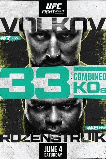 UFC Fight Night 207: Volkov vs. Rozenstruik film afişi