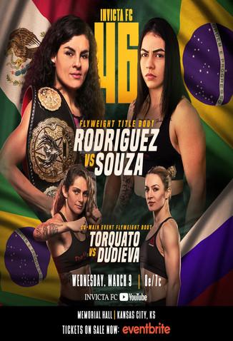 Invicta FC 46: Rodríguez vs. Torquato II film afişi