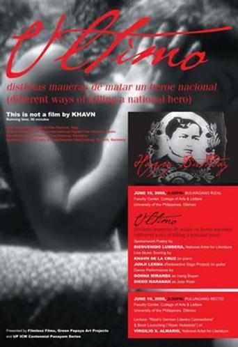 Ultimo: Different Ways of Killing a National Hero film afişi